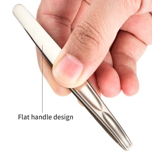 Pinzas Antiestáticas de Punta Recta de Acero Inoxidable BAFA SURGICAL INSTRUMENTS BSI-ET-364 para Maquillaje de Precisión de Cejas - Product Image 4