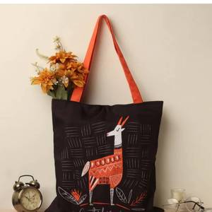 Durable Eco Friendly 100%Pure Cotton <b>Canvas</b> <b>Tote</b> <b>Bag</b> with Branded Logo Sustainable Packaging - Product Image 2