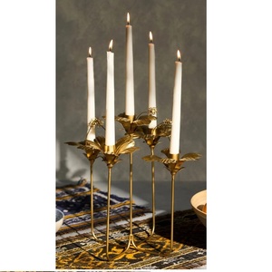 Portavelas Votivas con Diseño de Gato para Navidad y Bodas, Juego de 2 Portavelas Metálicos de Diseño Moderno - Product Image 4