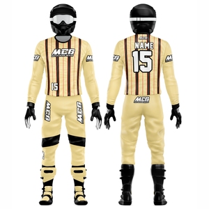 Nuevo Conjunto de Motocross para Hombre, Diseño Vintage, Sublimación, Jersey y Pantalones de Carreras MX, Tela de Nailon y Poliéster de Alta Calidad - Product Image 1