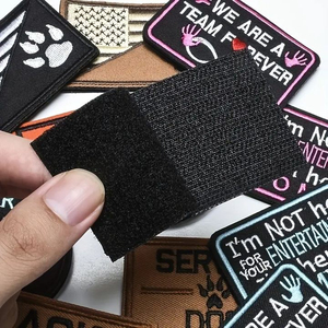 Écussons brodés personnalisés pour chapeaux, thermocollants ou à coudre, badges logo en sergé, vente en gros, fournisseur direct d'usine - Product Image 4
