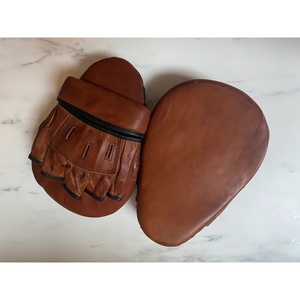 Ventes en gros de pads de boxe en cuir véritable sur mesure, pads d'entraînement MMA, pads de kick-boxing - Product Image 5