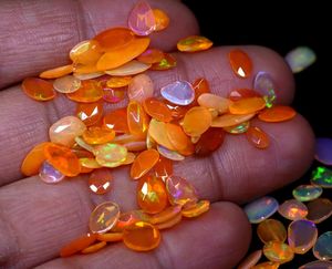 Rose Cut Ethiopian Orange <b>Opal</b> Loose Gemstone for Jewelry Making Wholesale Bulk Supply - Product Image 1