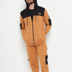 Conjunto Deportivo Informal de Invierno para Hombre con Capucha, Cierre con Cordón, Top y Pantalones para Gimnasio, Fitness y Actividades al Aire Libre - Product Image 5