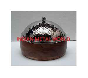 Plato de servicio de hierro y acero, plato redondo de calidad Superior, venta al por mayor - Product Image 1