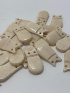 Dientes de Alce Naturales Tallados con Estilo de Imitación Antigua para Joyería, Manualidades, Accesorios, Decoración y Creaciones Artesanales - Product Image 4