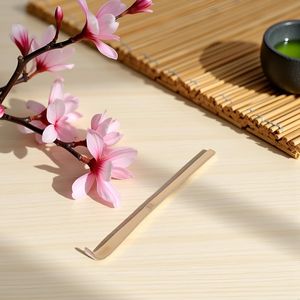 Set di 4 Cucchiai in Bambù per Matcha, Tè Verde, Caffè e Spezie, Utensili Essenziali per la Cerimonia del Tè Cinese - Product Image 3