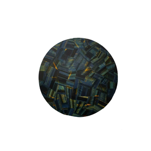 Posavasos de piedra de ojo de tigre azul de alta calidad en oferta, posavasos redondos de cristal para bebidas con soporte para café para el hogar - Product Image 3