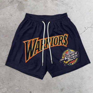 <b>Men's</b> Royal Blue Basketball <b>Shorts</b> Chicago 23 Print Drawstring White Side Stripes Athletic <b>Shorts</b> For <b>Men</b> Regular Fit Breathable - Product Image 3