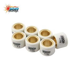 SUN RACING SKYDRIVE125 15G Ensemble de rouleaux de poulie WRL2015-15 20x15mm Pièces CVT de haute qualité Fabriqué à Taïwan - Product Image 1