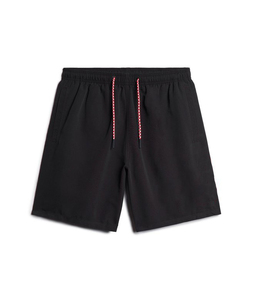 Shorts cargo mi-longs en velours côtelé noir pour homme, taille élastique, style décontracté, 100 % polyester respirant, poches, ODM - Product Image 6