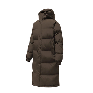 Abrigo Largo Acolchado para Hombre, con Capucha, 100% Poliéster, Transpirable, Ecológico, Informal, Impermeable, Ropa de Calle - Product Image 6
