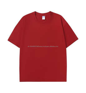 Camiseta de Algodón de 180 g/m² con Hombros Caídos y Cuello Redondo, Personalizable OEM, Camiseta de Algodón Puro, Color Sólido, Manga Corta, para Hombre - Product Image 4