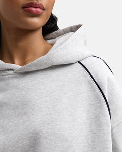Sweat à capuche et sweat-shirt surdimensionnés pour femme, de qualité supérieure, avec passepoil contrastant, décontractés, en molleton doux et respirant, vente en gros - Product Image 6
