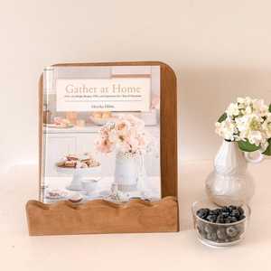 Polished Wooden Book Holder Adjustable Reading Stand for Modern Home Decor and <b>Study</b> Tradebyd - Product Image 1
