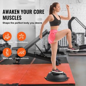 26-Inch Half Exercise Ball Trainer 1500lbs <b>Stability</b> Ball for Yoga Resistance Bands 26-Inch Balance Ball Trainer Ball Ball - Product Image 2