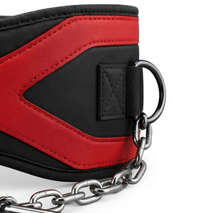 Ceinture de musculation en néoprène robuste offrant un soutien fiable, une mobilité flexible, un système de chaîne sécurisé, pour une utilisation professionnelle en entraînement. - Product Image 2