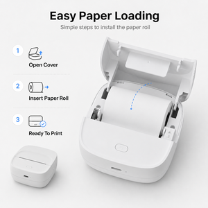 Mini Impresora de Pegatinas de 2 Pulgadas 58 mm Sin Tinta Impresora Fotográfica Pequeña y Portátil desde el Teléfono para Notas de Estudio - Product Image 3