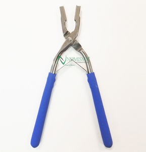 Pinza Profesional para Extensiones de Cabello de Acero Inoxidable Sostenible, Recubrimiento Arcoíris, Pinza Curva con Dientes, Precio al por Mayor, Personalizable - Product Image 2