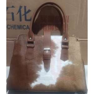 Bolsos de estilo europeo con asas, bolso de mano de cuero a la moda para damas, bolsos de mano de cuero de cabra de estilo europeo tradicional - Product Image 5