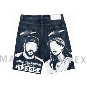 Shorts de mezclilla de alta calidad, personalizados, modernos y frescos, hechos de 100% algodón, ecológicos y transpirables. - Product Image 2