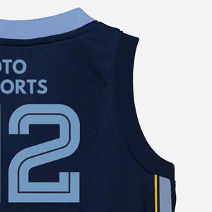 Maillot de basket-ball personnalisé haute performance en polyester, respirant et à séchage rapide, de qualité supérieure, en promotion, par le meilleur fournisseur - Product Image 3