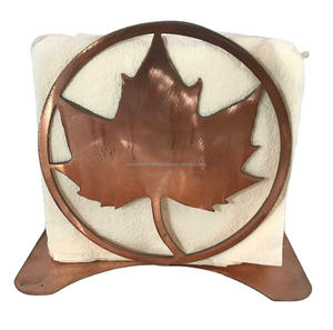 Soporte para caja de pañuelos en hierro puro con diseño simple perfecto para vajilla para el hogar y solución de decoración elegante - Product Image 1