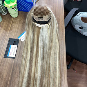 Peluca de Cabello Humano Liso Largo Rubio Marrón 2026 con Cierre Suizo HD, Cabello Vietnamita con Cutícula Alineada - Product Image 5