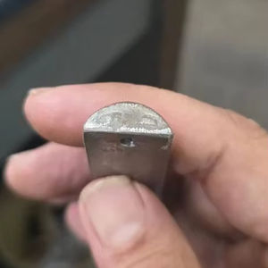 Acero Pulido Brillante en Forma de D de 12 mm x 8 mm con Borde Redondo Plano para Ingeniería y Automoción - Product Image 1