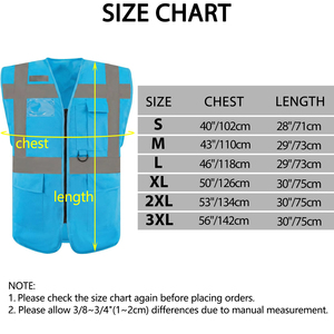 Industrial Safety Vest High Vis Reflective Strips Factory <b>Workers</b> Warehouse Operations Site Security Uniform Protective Gear - Product Image 5