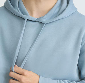 Sudadera con Capucha de Felpa 100% Algodón, Transpirable, Lisa, de Alta Calidad, Unisex, para Otoño e Invierno, con Bolsillo - Product Image 3