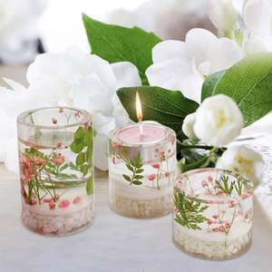 Elegante Colección Decorativa de Portavelas de Resina Hechos a Mano, Ecológicos e Impermeables para Mesa de Sala de Estar y Actividades Religiosas - Product Image 1
