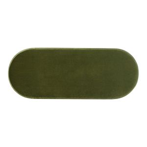 Fuji - Banco de Almacenamiento Ovalado Tapizado en Terciopelo Verde Oliva de 49 Pulgadas para Dormitorio - Product Image 3