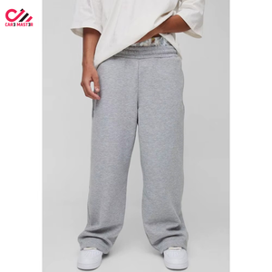 Pantalon baggy en molleton de coton pour homme, style personnalisé, super ample, décontracté, prix de gros, streetwear, meilleure qualité - Product Image 4