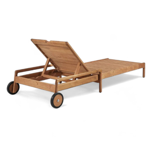 Tumbona para Exteriores con Madera de Teca para Playa, Jardín y Decoración de Hoteles - Product Image 4