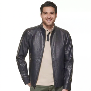 Regular Size Winter Season <b>Men's</b> Biker <b>Leather</b> <b>Jacket</b> Factory Proper Design Trendy Outfit <b>Men's</b> <b>Leather</b> <b>jacket</b> for <b>men</b> - Product Image 3