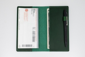 Funda para Chequera de Cuero Genuino de Primera Calidad, Delgada, Regalo Corporativo, Estuche para Chequera, Proveedor de Fábrica, Zona LCR-0144 - Product Image 1