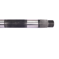 04302092 Arbre de poulie de direction pour tracteur DEUTZ (acier haute performance) Compatible avec 5506 6006 6007 6206 6207 6806 6907