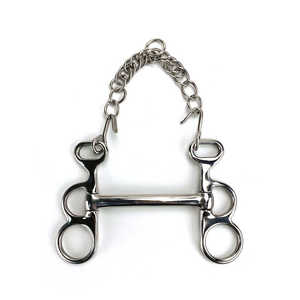 Horse Equipment Racing <b>Bits</b> Stainless Steel Horse Riding <b>Gag</b> <b>Bits</b> - Product Image 2