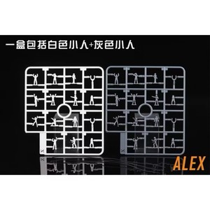 1/100 Scale Model Figures Set 26pcs Hangar Crew Workers Diorama Accessories Robot Maintenance Staff Scene Kit - Product Image 4