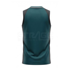 Gilet de performance américain 100 % polyester à séchage rapide, anti-humidité, écologique et respirant pour le sport masculin - Product Image 2