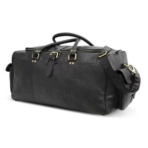 กระเป๋าเดินทางหนังแท้พรีเมียม น้ำหนักเบา พกพาสะดวก สไตล์วินเทจ กระเป๋าถือขนาดใหญ่สำหรับเดินทางช่วงสุดสัปดาห์ พร้อมหูหิ้ว - Product Image 3