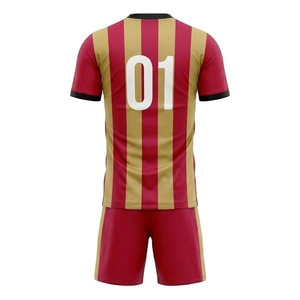 Conjunto de Uniforme de Fútbol, Camiseta y Pantalones Cortos Transpirables, de Secado Rápido, Ligeros, Ropa Deportiva Moderna para Entrenamiento - Product Image 3