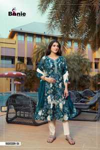 New Arrival Fancy Printed Fabric <b>Kurti</b> Soft Vertican Printed Material Ethnic <b>Kurti</b> For Retailers And Online Boutique Businesses - Product Image 2