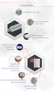 Lámpara de curado LED UV de alta potencia 385NM 395NM Control de segmento <span class=keywords><strong>Flexo</strong></span> impresión COB Modular con sensor de fuente de <span class=keywords><strong>luz</strong></span> emisora púrpura - Product Image 5