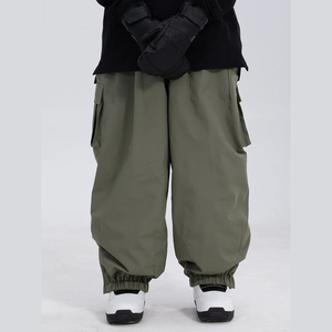 Custom Logo And Design Men Loose Snow Pants <b>Ski</b> Baggy pants Snow High Street Loose Streetwear <b>ski</b> Baggy pants - Product Image 6