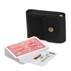 Estuche de Cuero Genuino para Cartas de Póker, Caja Individual para Fichas de Póker de Arcilla con Diseño Duradero, Clip para Cinturón Multiusos y Bolsa - Product Image 2