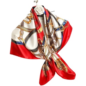 Premium Customized Print Silk Wrap Premium Pure Silk <b>Scarf</b> <b>for</b> <b>Women</b> Plain Satin Silk Lightweight Neck Wrap Soft Touch <b>Scarves</b> - Product Image 5