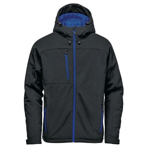Mens Softshell <b>Jacket</b> Hooded Waterproof Windproof Winter Outerwear with Pocket <b>Zip</b> <b>Up</b> Coat - Product Image 6