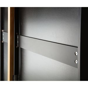 Carrello da Cucina con Ripiani Regolabili e Piano Estensibile in Legno di Gomma, Isole e Carrelli da Cucina - Product Image 4